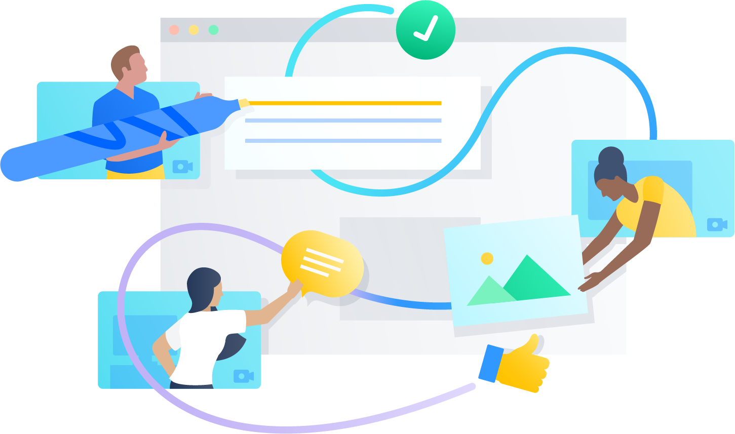 Nutze Confluence, um die Zusammenarbeit in Teams zu verbessern